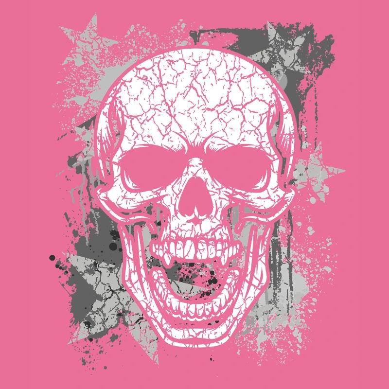 Grunge Schädel Grafik