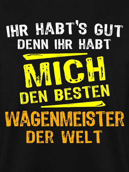 Wagenmeister Geschenk