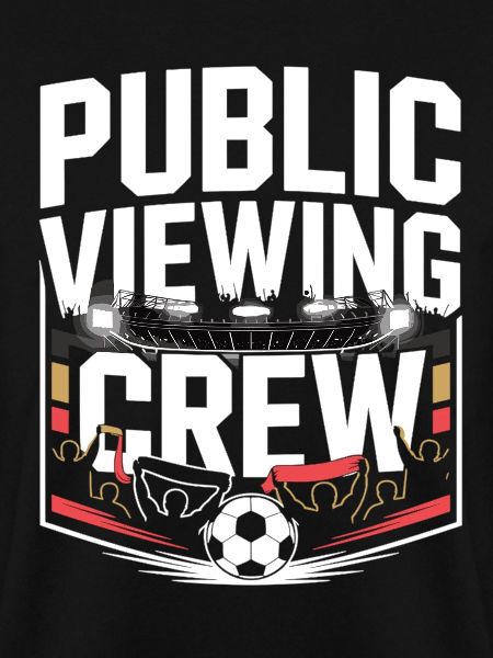 Public Viewing Crew Fußball Fan