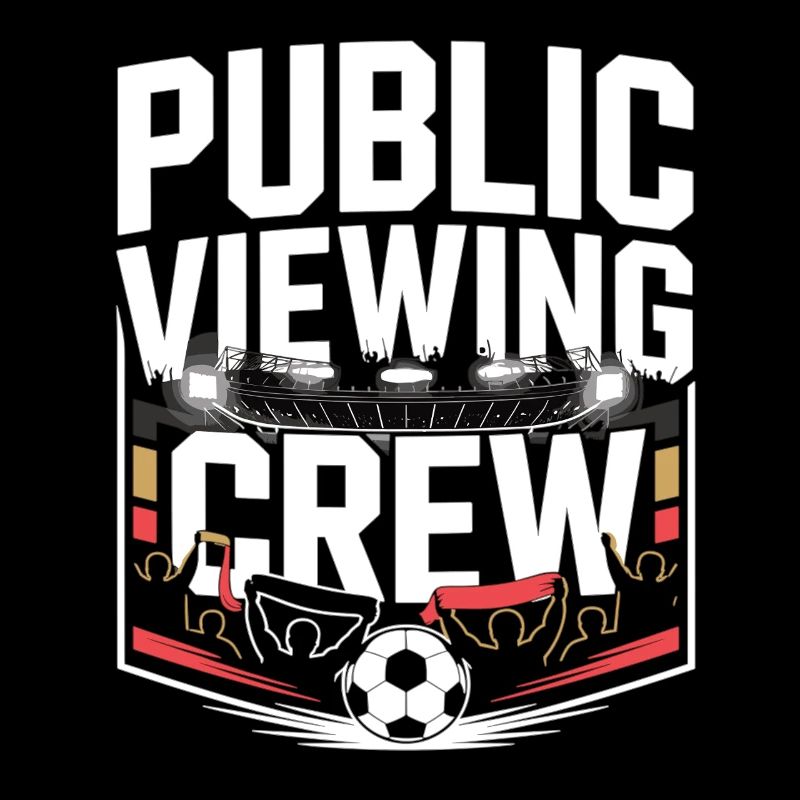 Public Viewing Crew Fußball Fan