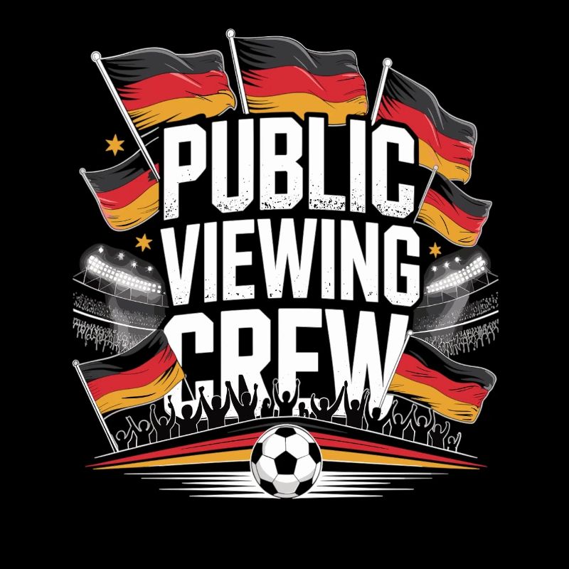 Public Viewing Crew Fußball Fan