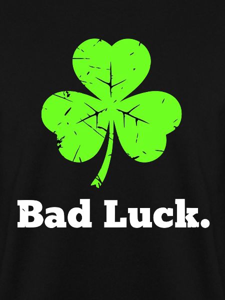 Bad Luck Kleeblatt Lustig