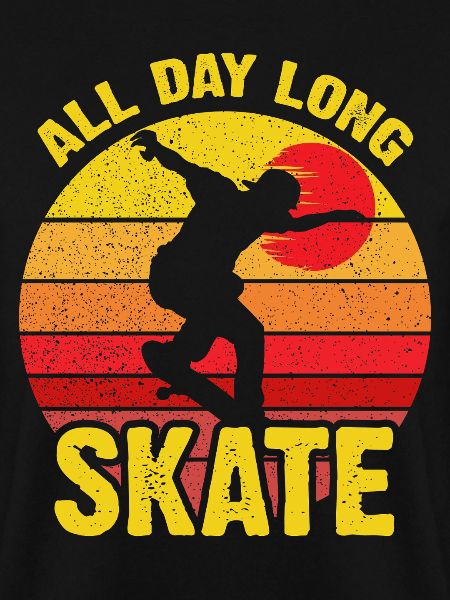 Ganztägiger Skate Retro Sunset