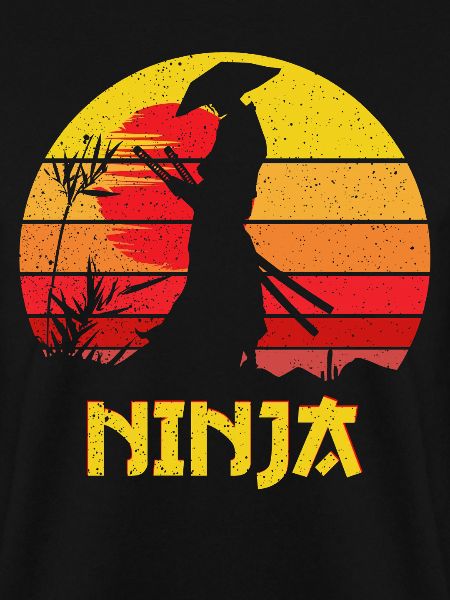 Sunset Ninja Silhouette