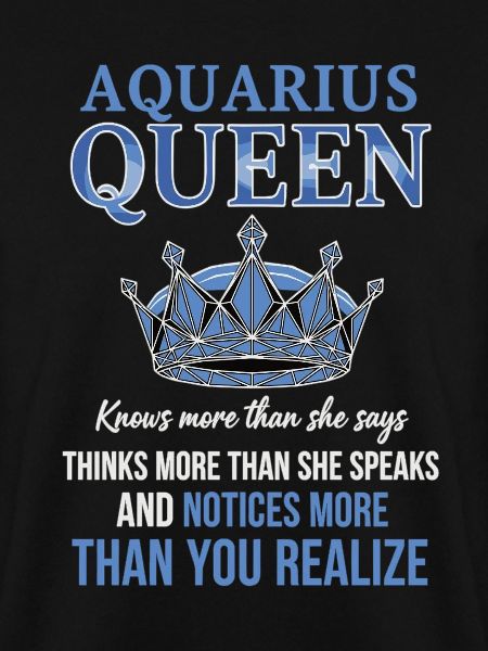Aquarius Queen Sternzeichen Wassermann
