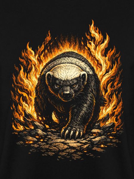 Honigdachs Honey Badger Tier