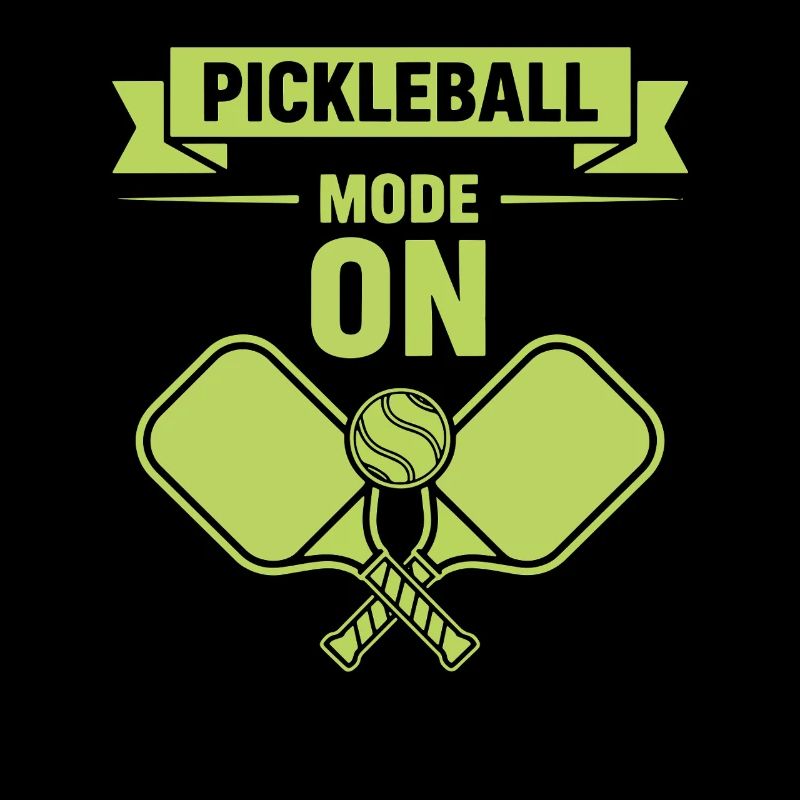 Pickleball Mode On Funny Player Pickle Ball Love