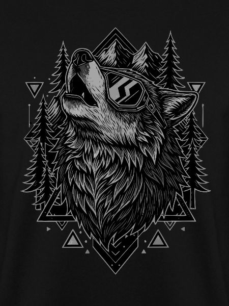 Stay Wild Wolf Outdoor