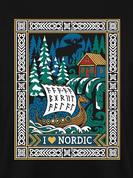 Nordic Wikingerschiff Skandinavien
