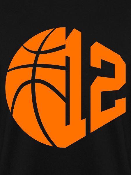 NUMBER 12 BASKETBALL 12TH BIRTHDAY