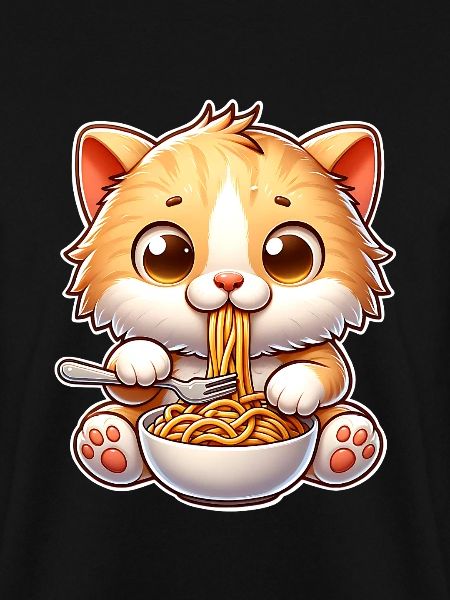 Kitten Spaghetti Pasta