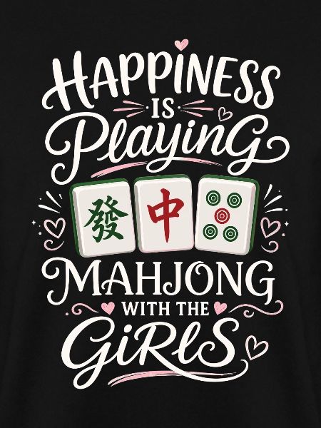 Mahjong Lover Mahjong Spieler Frauen