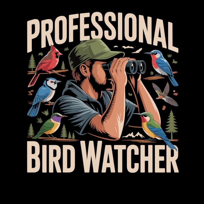 Professional Bird Watcher Vogelbeobachter