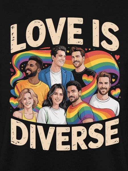Love Is Diverse Pride Regenbogen
