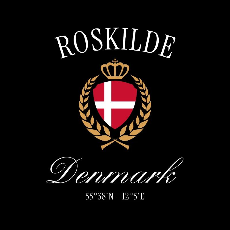 Roskilde Dänemark Wappen Krone – Reise Souvenir