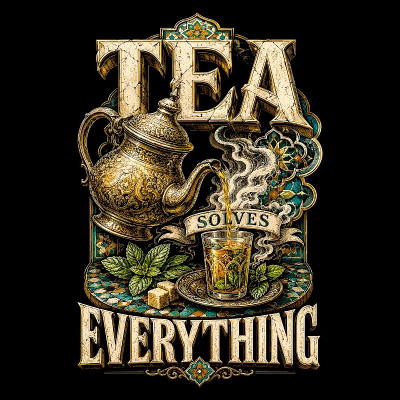 Marokkaner Marokko Tea Solves Everything