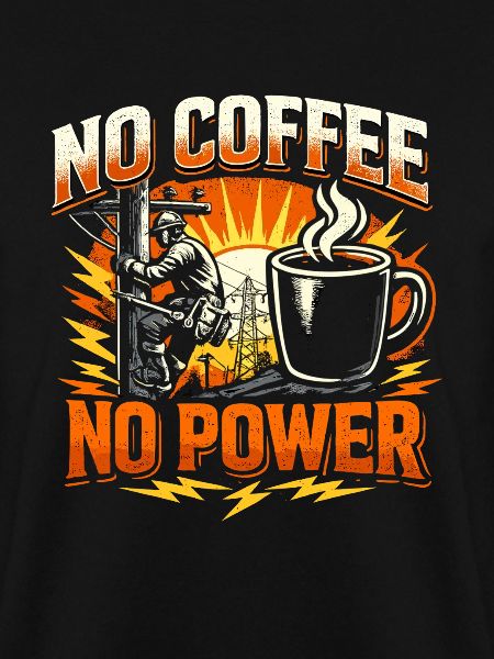 Beware of Lineman without coffee
