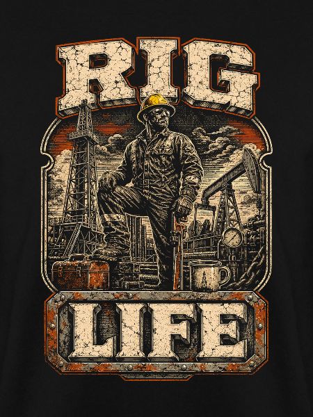 Oil rig rig worker