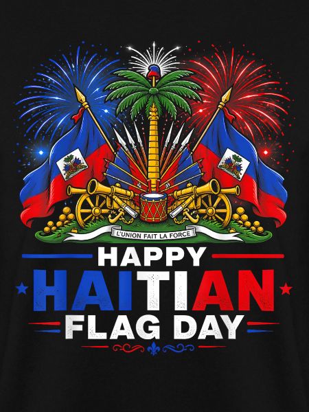 Festliches haitianisches Flaggenfest