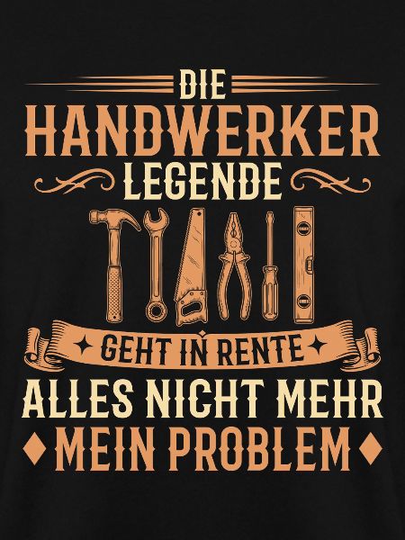 Abschied Handwerker Legende in Rente
