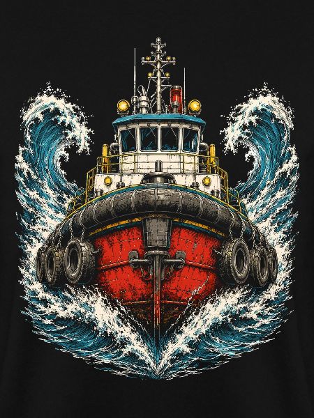 Schleppschiffe Schlepper Artistic Illustration