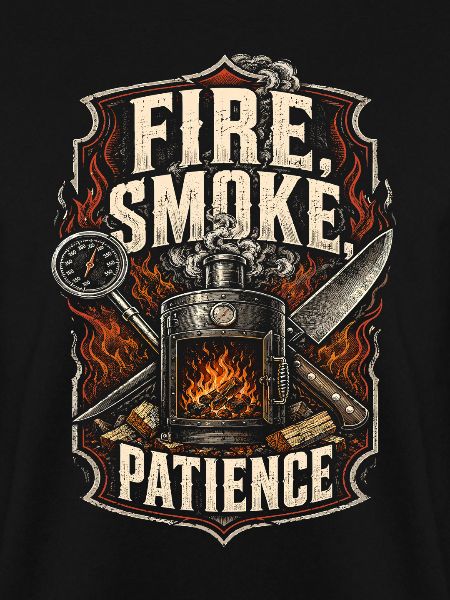 BBQ Wettkampf Fire Smoke Patience