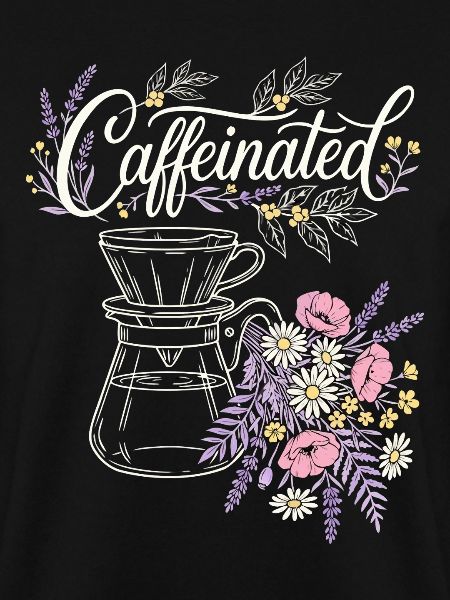 Caffeinated Kaffee Blumen