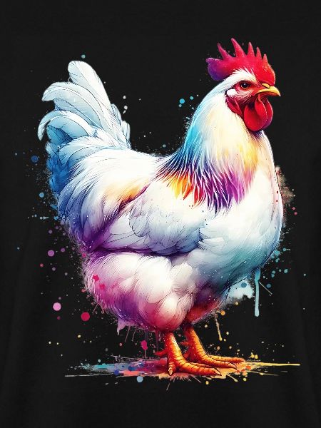 Leghorn Chickens Motif