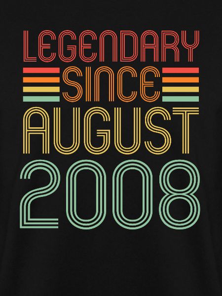 Legendary since August 2008, birthday