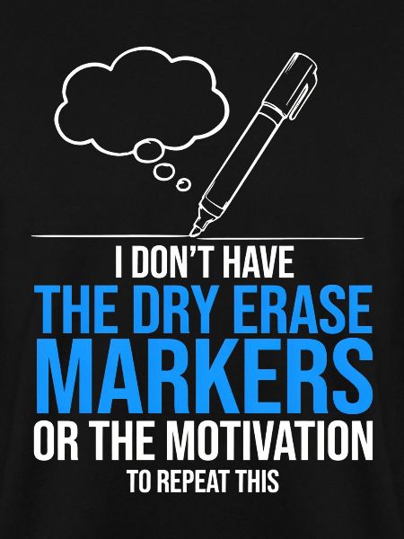 Motivation für Whiteboard-Marker