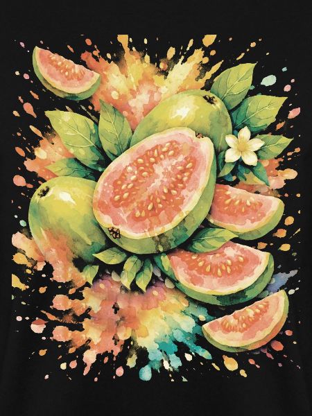 Goyave Tropique Fruit Exotique Splash Art