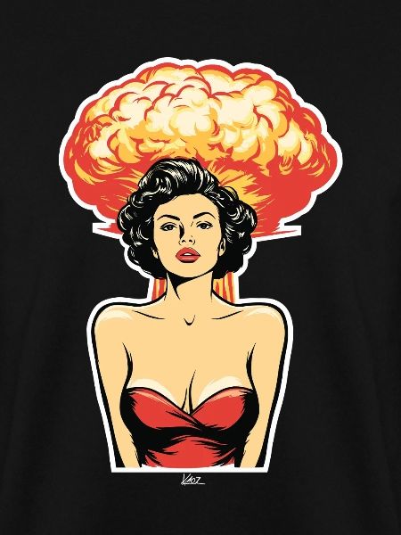 Retro Pop Bombshell Kunst