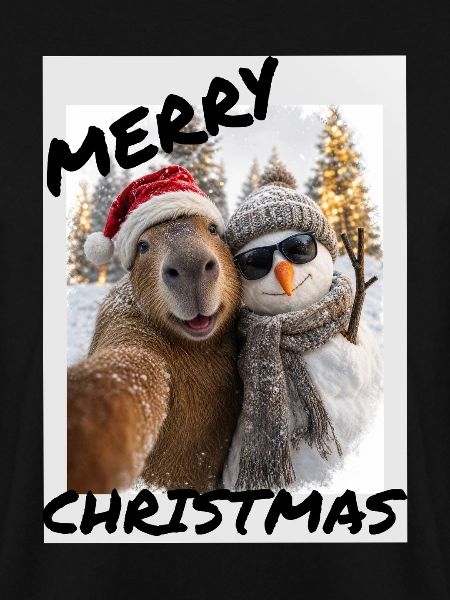 Capybara Weihnachten Winterfreunde