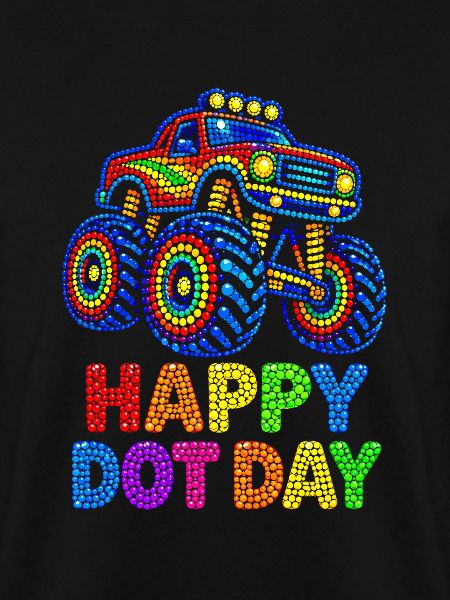 Happy Dot Day Monster Truck