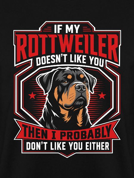 Rottweiler Hundepapa Lustig Spruch