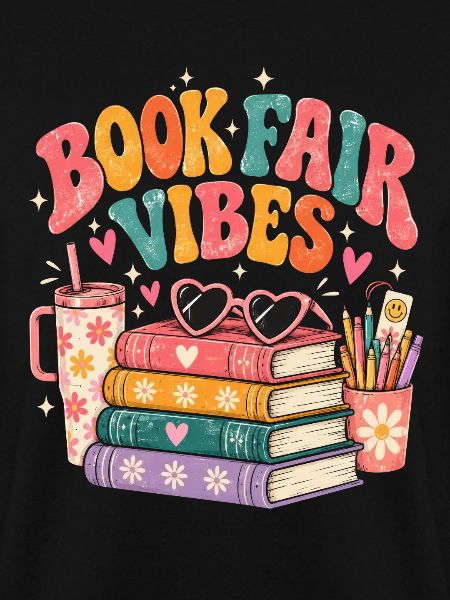 Buchmesse-Vibes Retro-Leseliebhaber
