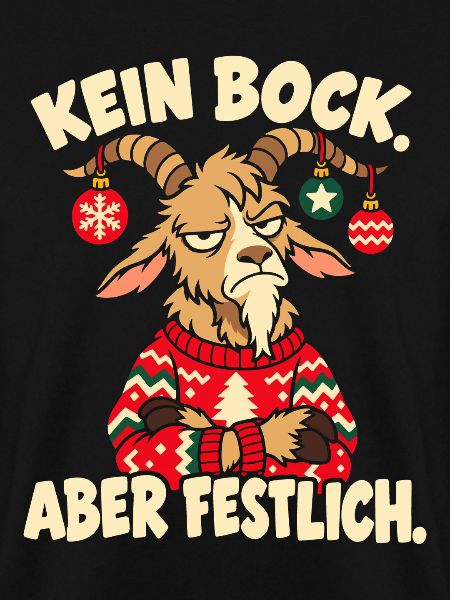 Kein Bock, aber festlich – Weihnachtsziege