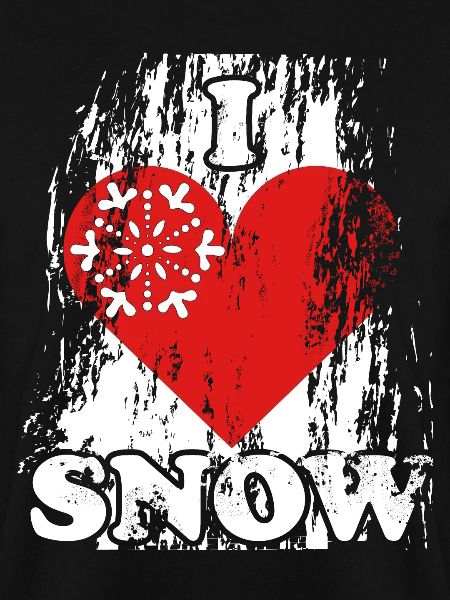 Schnee Liebe Winter Geschenk