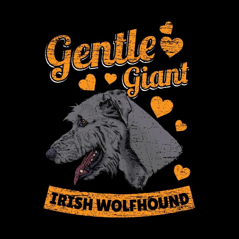 Irischer Wolfshund Herzen