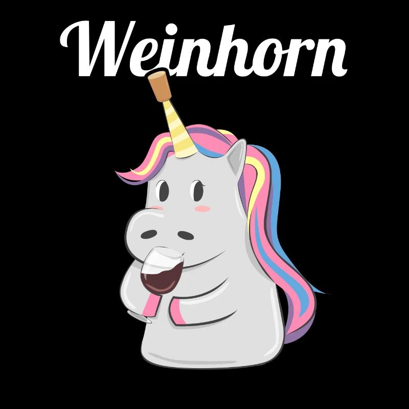 Weinhorn Wein Einhorn Weinfest Weintrinker