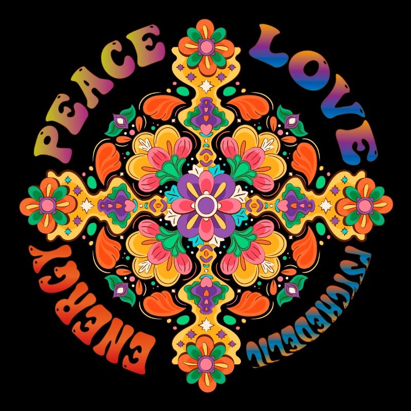 70er Jahre psychedelisch