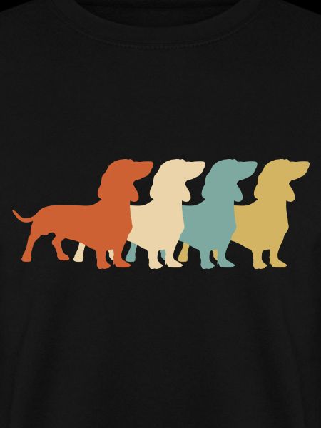 Dackel Retro Teckel Dachshund