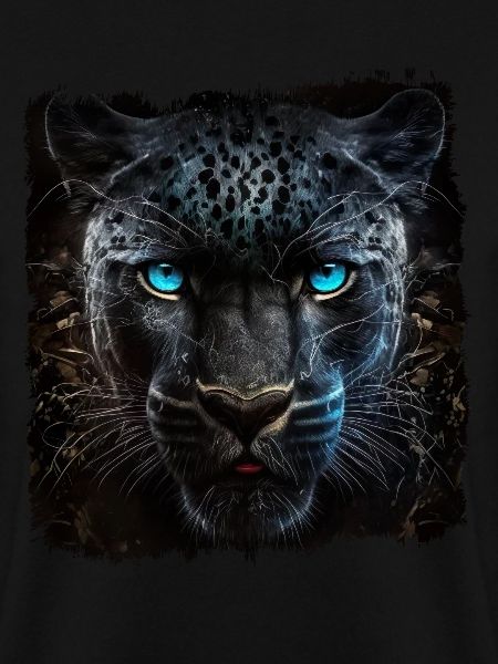 Schwarzer Panther Großkatze