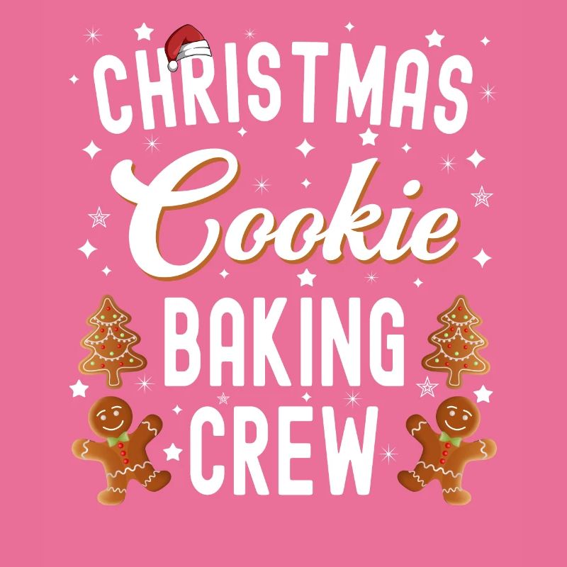 Équipe de cuisson de biscuits de Noël