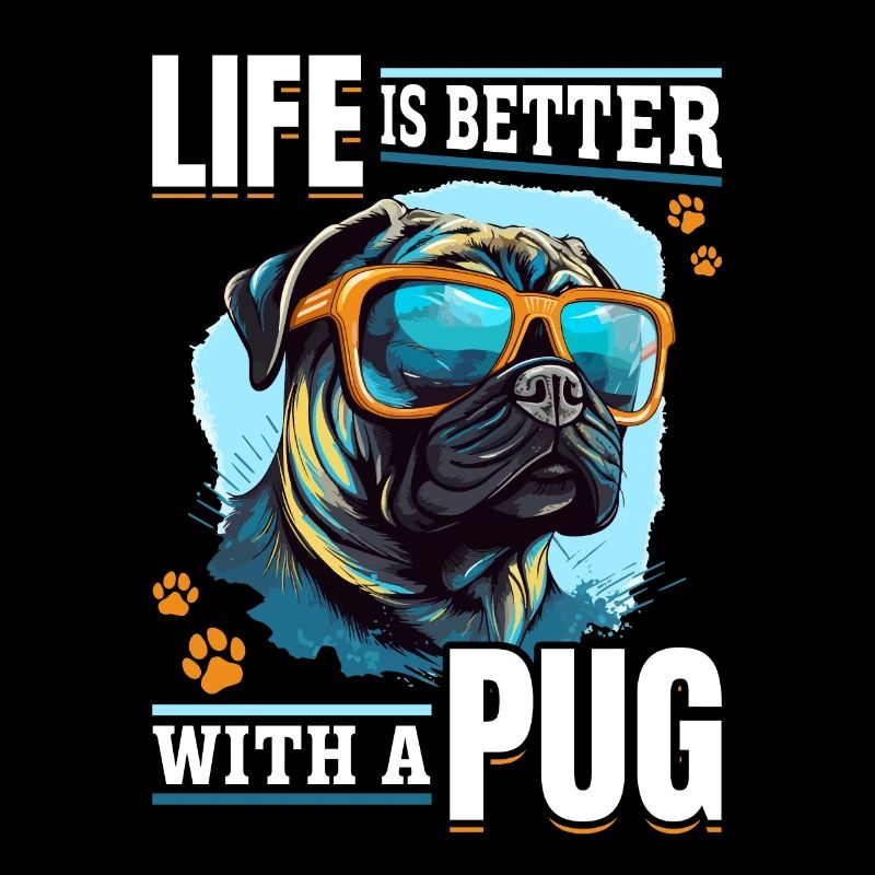 Pug Dog Breed Pet - Life Is Better With A Pug