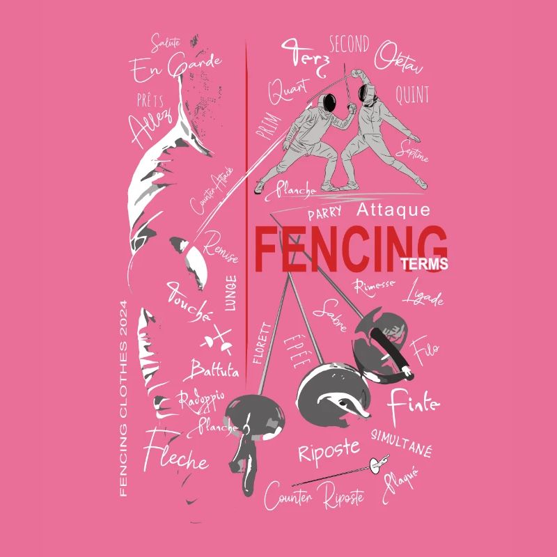 Fechten Begriffe Training Geschenk