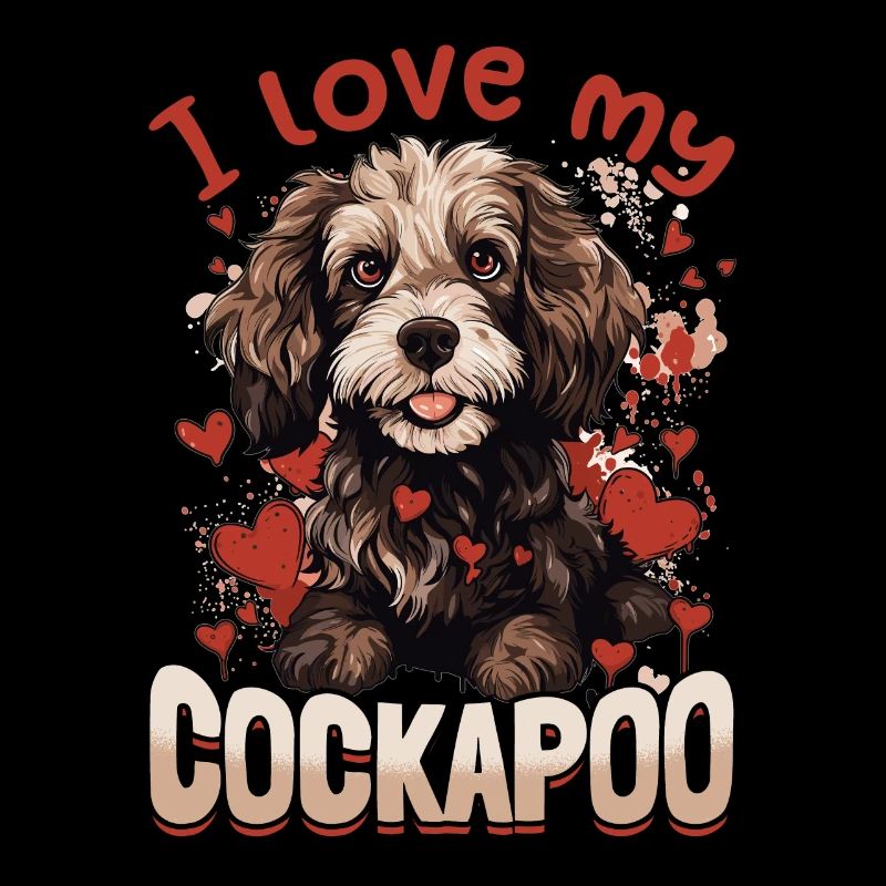 Cockapoo Dog Breed Pet I Love my Cockapoo