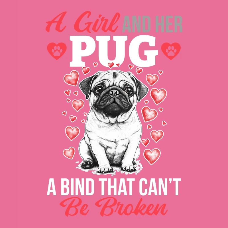Mignon propriétaire de chien carlin