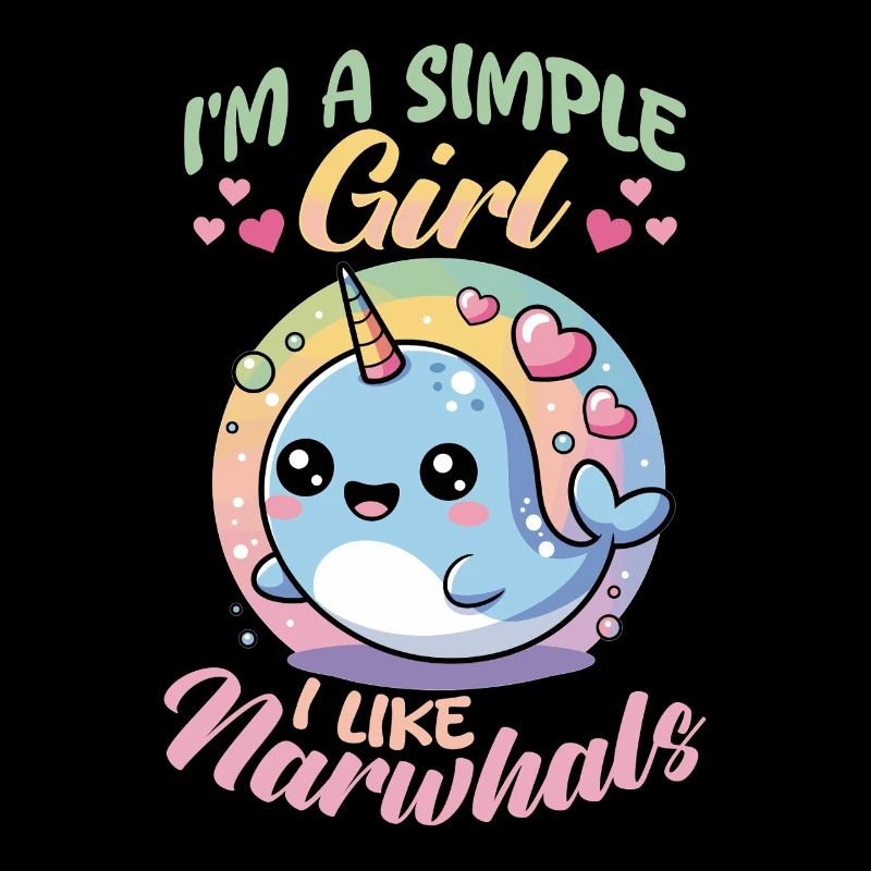 Narwhal Chibi Kawaii
