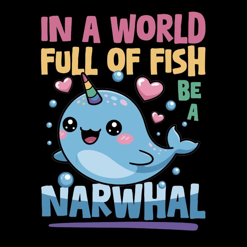 Narwhal Chibi Kawaii